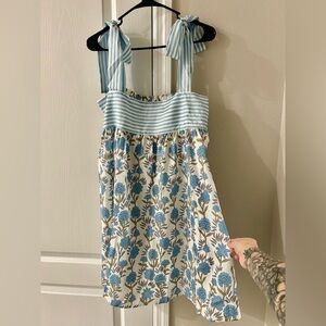 NWOT Blue Floral Women’s Dress Size Large